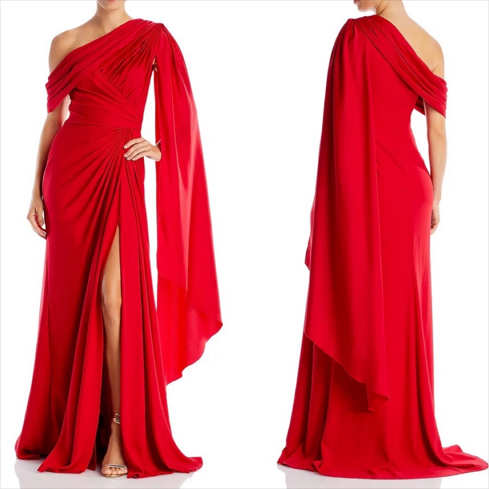 Tadashi shoji Ember pin tuck gown FINAL PRICE NO OFFERS CONSIDERED
